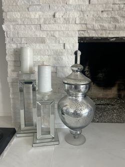 Candle Set With Jar