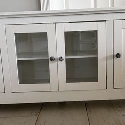 White Farmhouse TV Console – 53”