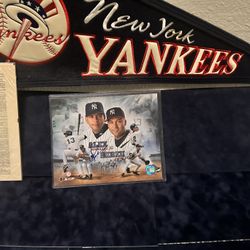 Alex Rodriguez Autographed Signed Framed New York Yankees 