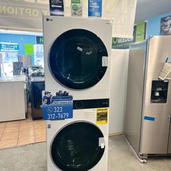 LG Tower Washer And Dryer Electric 