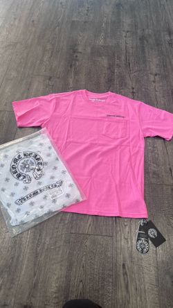 Pink chrome heart short sleeve