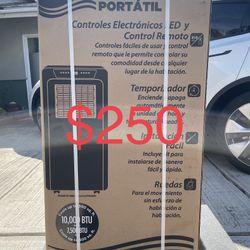 10000BTU Portable AC By GE. Windows HOSE INCLUDED. New SEALED