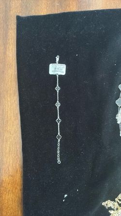 925 Sterling Silver Clover Chain Bracelet
