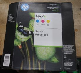 HP 962XL High Yield Inkjet Cartridge Yellow/Magenta/Cyan EXP 09/2026 new open sealing. never been used or take out of the box.