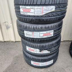 New 245/35/20 Bridgestone Potenza RE050A price is firm 