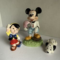 Vintage Disney figurine bundle (damaged)