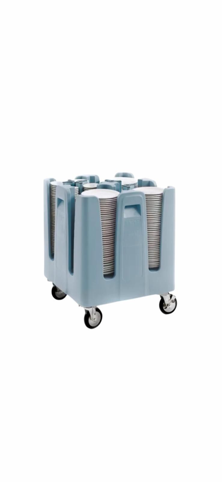 Metro PCD11A Adjustable Polymer Poker Chip Dish Cart Dolly.