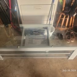 Glass Entertainment Center 