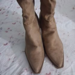 Women Boots Light Brown 