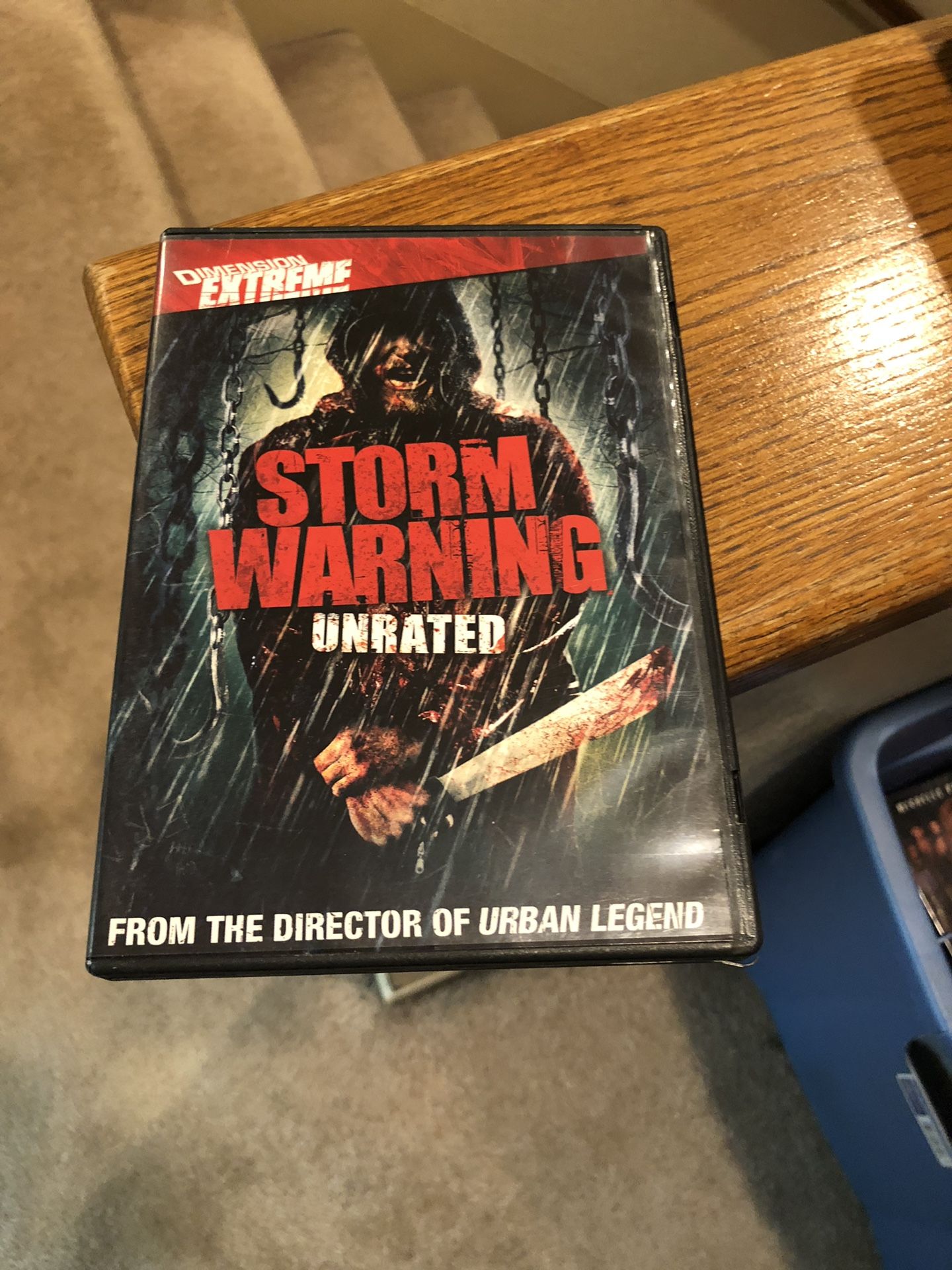 Storm Warning Unrated DVD Movie 2007 Nadia Fares Robert Taylor horror