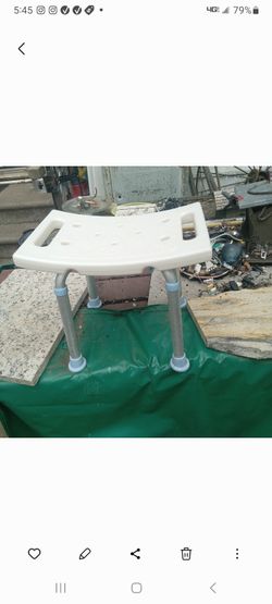 Shower  stool or chair for elderly person