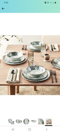 Certified International Radiance Cream Melamine 12 pc Dinnerware Set

