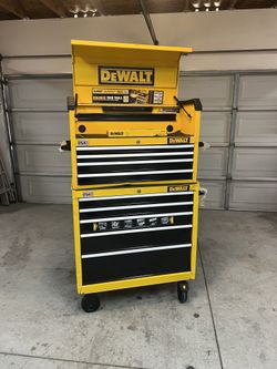 New DEWALT 37 in. 4-Drawer Tool Chest and 37 in. 5-Drawer Tool Cabinet