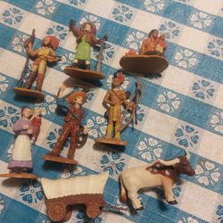Vintage Safari Cowboy And Indian Toy