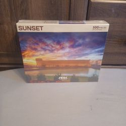 New! Ark Encounter Sunset 500 Piece Puzzle