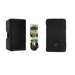 RCF ART-912A Speaker Package Including Protective Cover and Microphone Cable