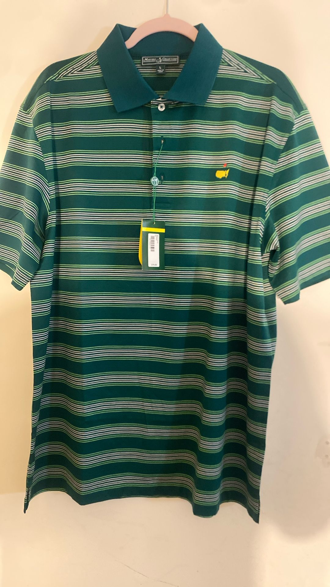 Brand New Men Golf Masters Collection Shirt Size L Only $30