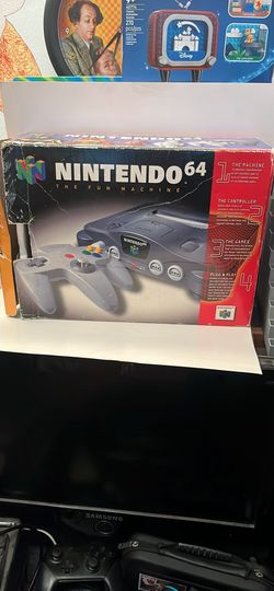Nintendo 64 With Box