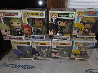 Mixed anime funko pops.