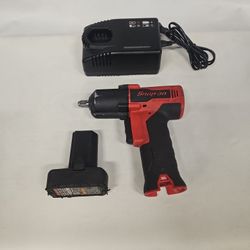 Snap On CT861DD 2/8" 14.4V Brushless Cordless Impact Wrench w/ 2.5Ah Battery and Charger 816280-1