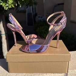 Pink metallic High Heels 
