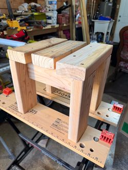 Wooden stool