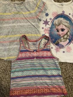 5T girl summer shirts tank