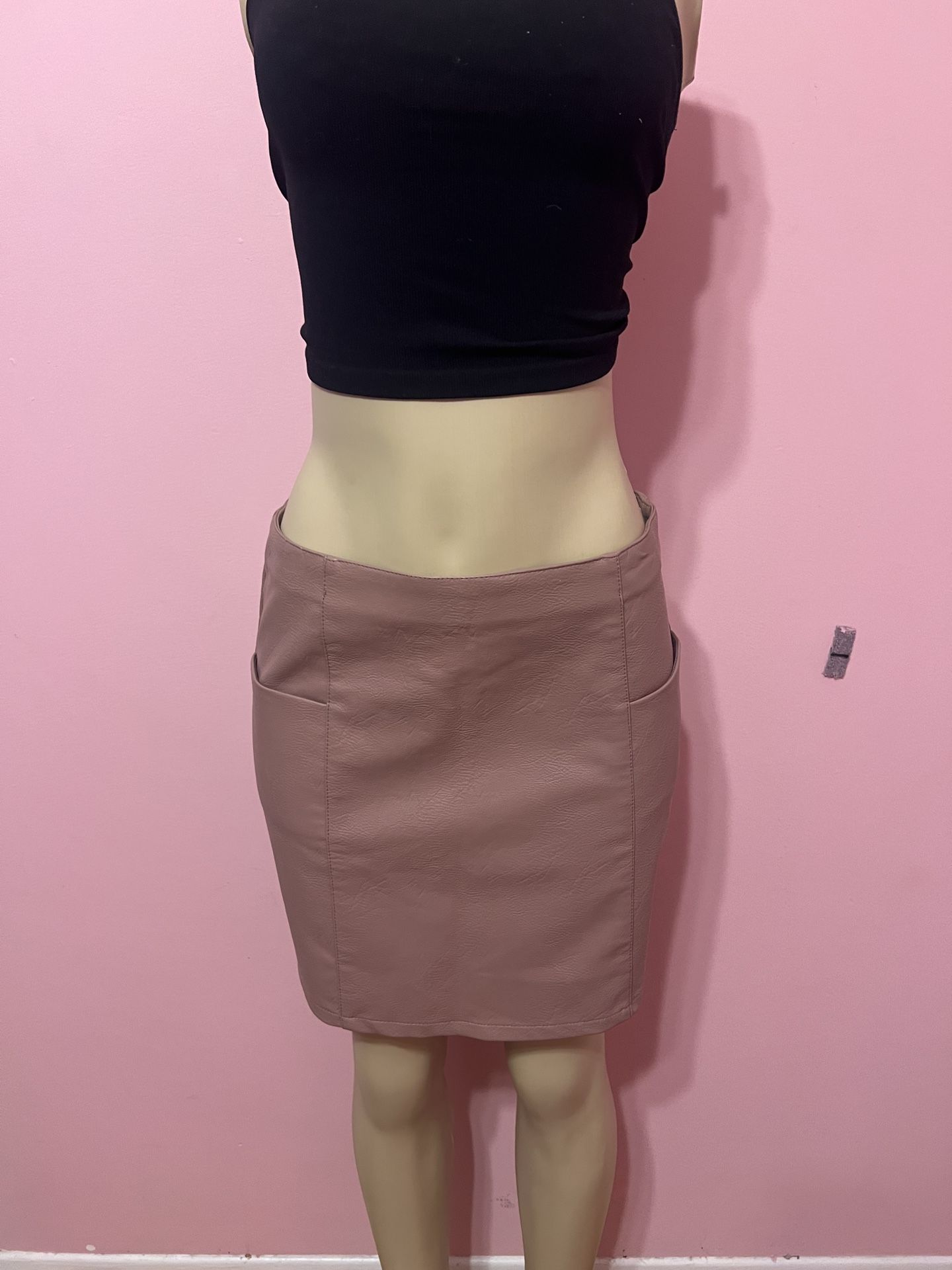 Mauve Pencil skirt 