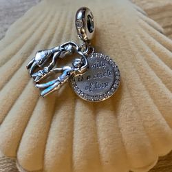 Brand New 925 Sterling Silver Happy Family Charm