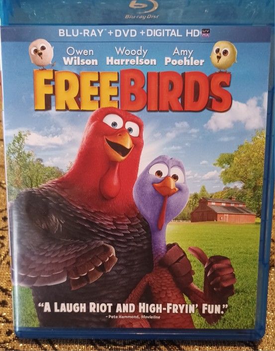 Freebirds DVD BLU Ray Birds Kids Movie Disney