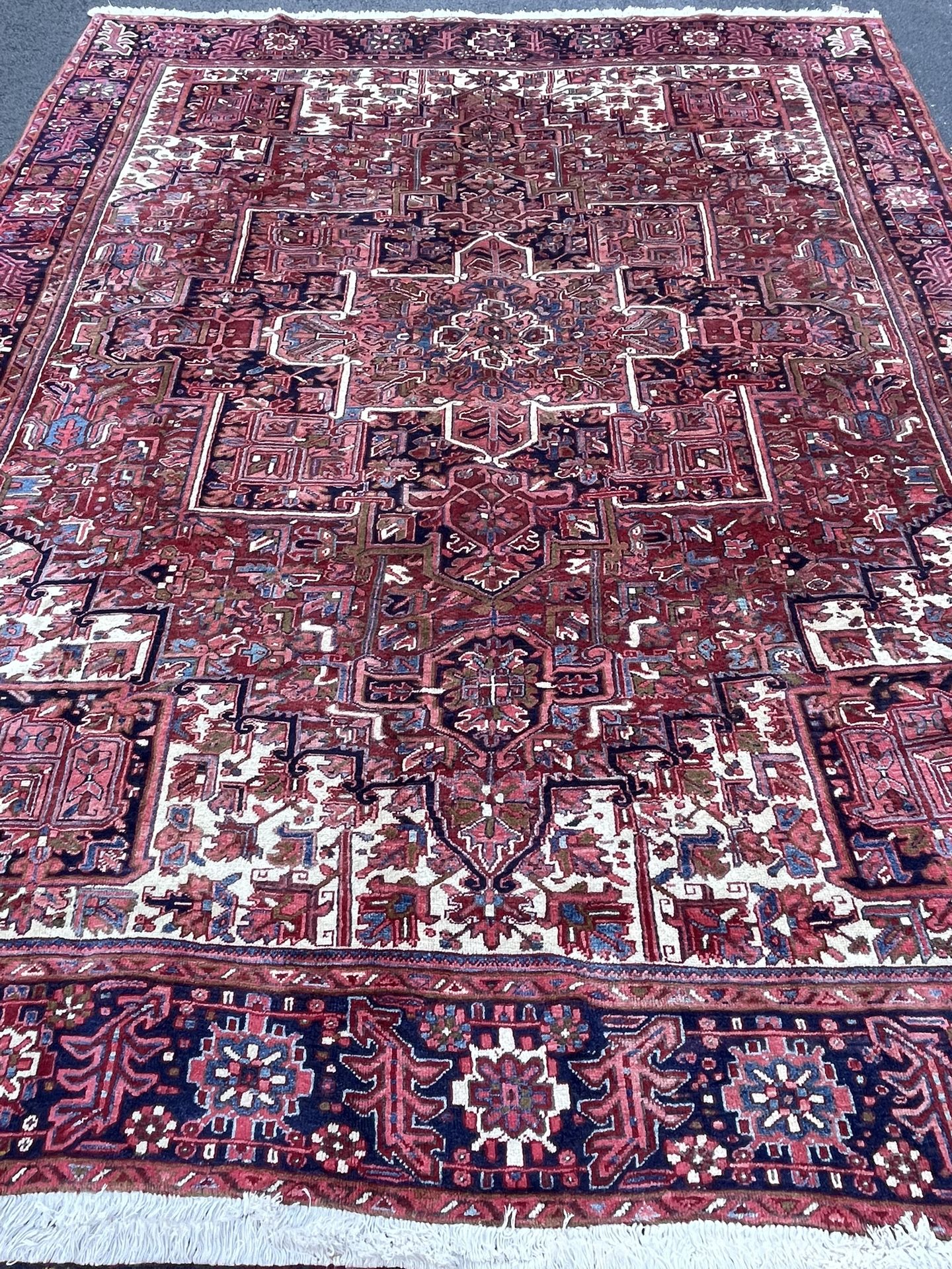 10x13ft Persian Heriz Oriental Wool Rug