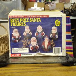 Roly Poly Santa Figures