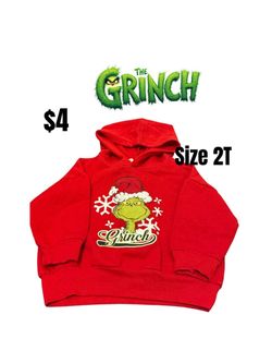 The Grinch Toddler Hoodie Size 2T excellent condition ❤️❤️M20 091126