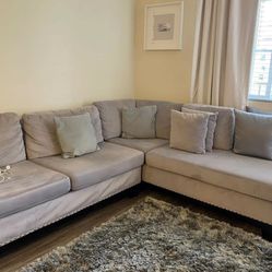 Grey Couch For Sale! Comfortable And Good Condition.
