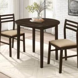 Brand New 3 Piece Dining Set with Drop Leaf