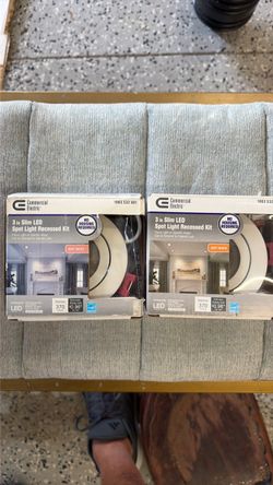 3” slim line LED Spotlight recessed kit