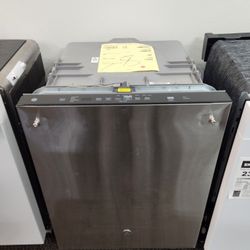 24 in. Smart Built-In Tall Tub Top Control Stainless Steel Dishwasher w/Stainless Interior Door and Plastic Tub, 50 dBA