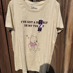 brand new winnie the pooh graphic t shirt size 2XL adult 