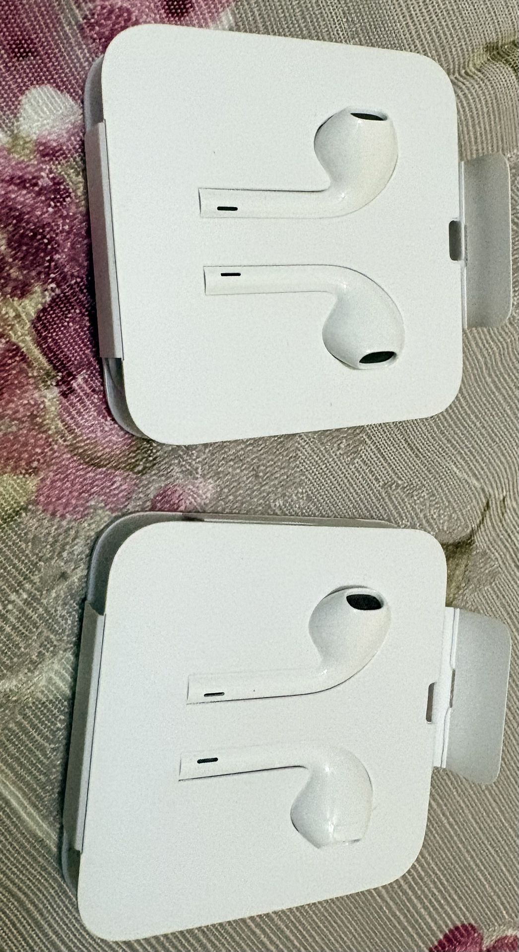 2 NEW Apple EarPods Headphones with Lightning Connector