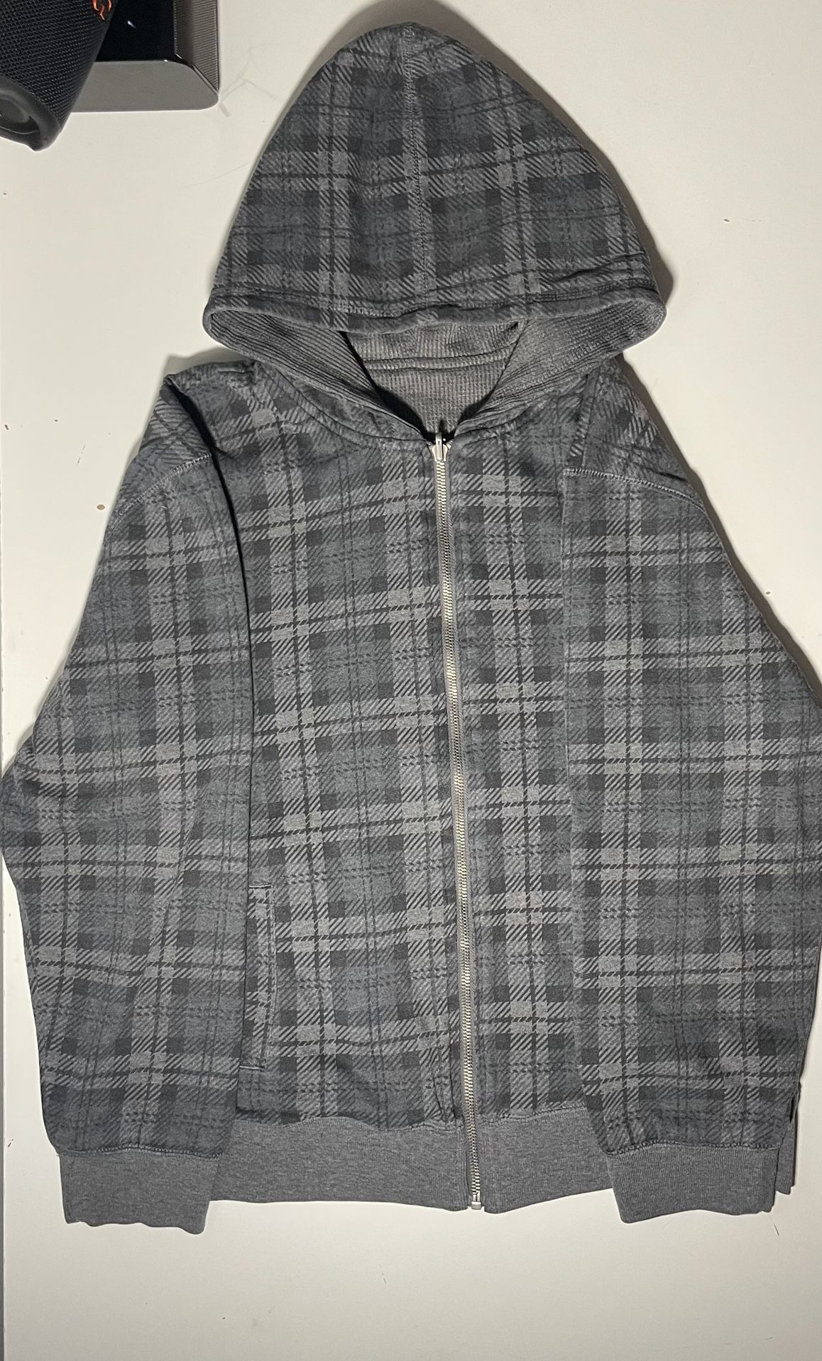 Stripped Zip Up