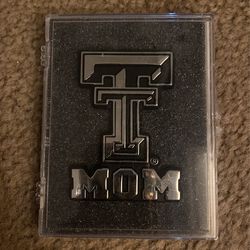 Texas tech chrome Metal Car Emblem