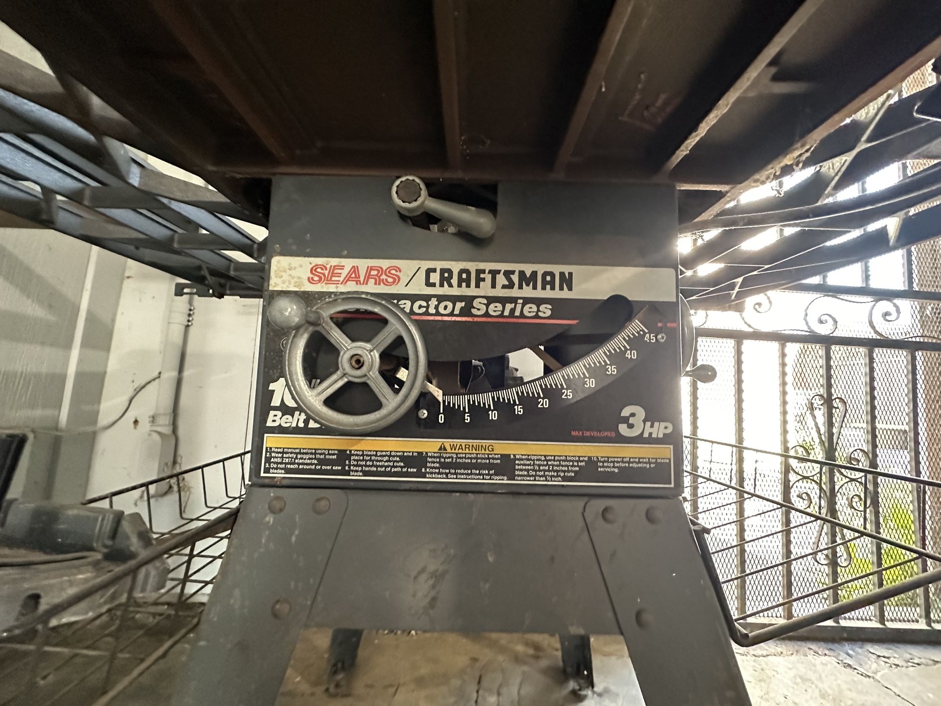 CRAFTSMAN CONTRACTOR GRADE TABLESAW