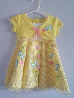 Yellow easter dress