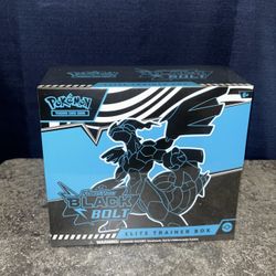 Pokemon Trading Card Game: Scarlet & Violet - Black Bolt Elite Trainer Box