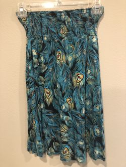 Strapless sundress