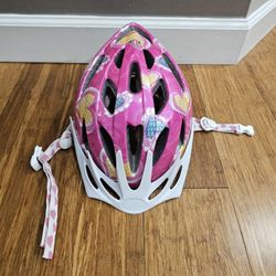 Schwinn Thrasher Kids Bike Helmet – Pink Hearts – Adjustable Dial Fit *Great Bridge*