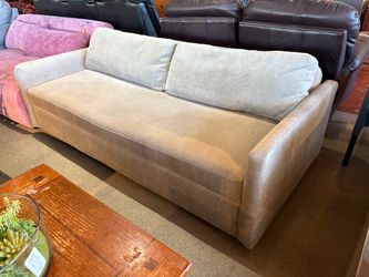 WEST ELM Clara Modern Gray Futon with Storage