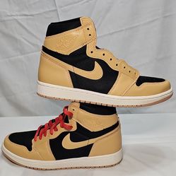 Jordan Air Jordan 1 Retro High OG Heirloom Tan Black 555088-202 High Top Sneaker
