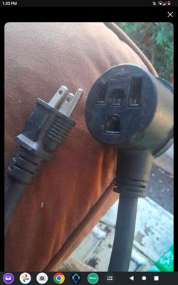 Nema 6 50 plug adapter tesla 120v