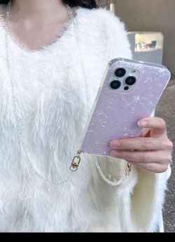 Samsung S24 Ultra Case With Rhinestone Necklace Holder